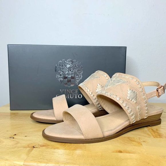 Vince Camuto Big Girl Blush Pink Peach Sand Sandal Joffrey Odessa - Picture 1 of 11
